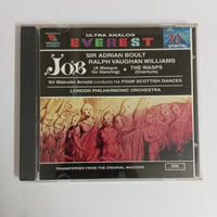 ซีดี Ralph Vaughan Williams - Sir Adrian Boult / Malcolm Arnold - Malcolm Arnold, London Philharmonic Orchestra - Job "A Masque For Dancing"/The Wasps/Four Scottish Dances CD VG+