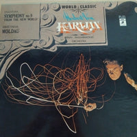 แผ่นเสียง Antonín Dvořák, Bedřich Smetana, Herbert von Karajan, Berliner Philharmoniker - Symphony No. 9 "From The New World" / Moldau Vinyl VG+