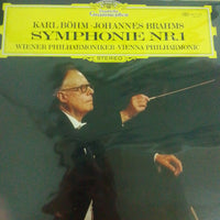แผ่นเสียง Karl Böhm • Johannes Brahms, Wiener Philharmoniker - Symphonie Nr. 1 Vinyl VG+