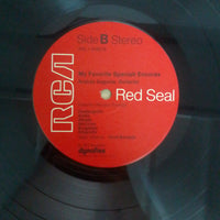 แผ่นเสียง Andrés Segovia - My Favorite Spanish Encores Vinyl VG+