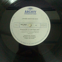 แผ่นเสียง Johann Sebastian Bach - Münchener Bach-Orchester / Dirigent: Karl Richter - 4 Ouvertueren Orchestersuiten BWV 1066-1069 Vinyl VG+