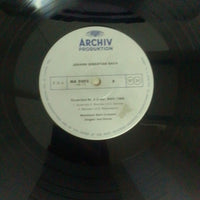 แผ่นเสียง Johann Sebastian Bach - Münchener Bach-Orchester / Dirigent: Karl Richter - 4 Ouvertueren Orchestersuiten BWV 1066-1069 Vinyl VG+