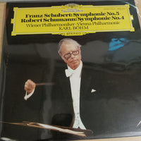แผ่นเสียง Franz Schubert / Robert Schumann - Wiener Philharmoniker / Karl Böhm - Symphonie No.5 · Symphonie No.4 Vinyl VG+