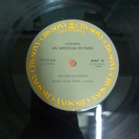 แผ่นเสียง George Gershwin - George Gershwin, The Columbia Jazz Band, New York Philharmonic, Michael Tilson Thomas - Rhapsody In Blue Original Version / An American In Paris Vinyl VG+