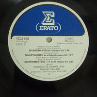 แผ่นเสียง Orchestre De Chambre Jean-François Paillard, Wolfgang Amadeus Mozart - Petite Musique De Nuit - Trois Divertimenti KV 136 À 138 Vinyl VG+