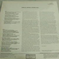 แผ่นเสียง Wiener Staatsopernchor, Coro dell'Accademia Nazionale di Santa Cecilia, Chorus Of The Royal Opera House, Covent Garden, Coro Del Maggio Musicale Fiorentino - Great Opera Choruses Vinyl VG+