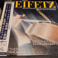 Ludwig van Beethoven, Jascha Heifetz • Charles Munch, Boston Symphony Orchestra, Brooks Smith (2) : Violin Concerto D, Op. 61 / Sonata No. 9 "Kreutzer" In A, Op. 47 (LP, Comp)