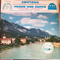 Bedřich Smetana, Franz von Suppé, Orchestre Philharmonique Autrichien, Orchester Der Wiener Staatsoper Direction Hans Swarowsky : La Moldau, La Fiancée Vendue / Poète Et Paysan, Cavalerie Légère, Matin Midi Et Soir À Vienne (LP, Album, RE)