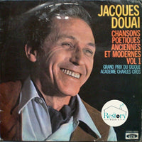 Jacques Douai : Chansons Poétiques Anciennes Et Modernes Vol 1 (LP)