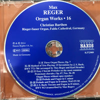ซีดี Max Reger / Christian Barthen - Organ Works Volume 16 - Three Organ Pieces, Op. 7 Method Of Trio Playing / Three Chorale Preludes, Op. 67, Nos. 36-38 CD VG+
