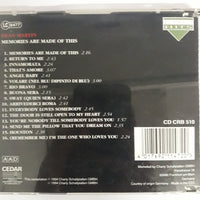ซีดี DEAN MARTIN - Memories Are Made Of This CD VG+