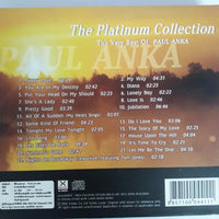 ซีดี PAUL ANKA - The Platinum Collection CD VG+