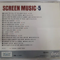 ซีดี SCREEN MUSIC 5 CD VG+