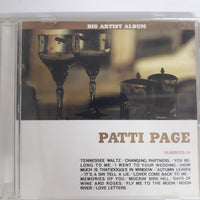 ซีดี PATTI PAGE - BIG ARTIST ALBUM CD VG+