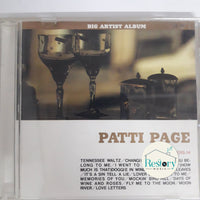ซีดี PATTI PAGE - BIG ARTIST ALBUM CD VG+