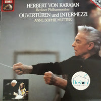 แผ่นเสียง HERBERT VON KARAJAN - Berliner Philharmoniker - OUVERTUREN und INTERMEZZI Vinyl VG+