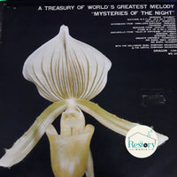แผ่นเสียง A TREASURE OF WORLD' S GREATEST MELODY "MYSTERIES OF THE NIGHT" Vinyl VG+ แผ่นสีแดง