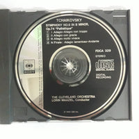 ซีดี Pyotr Ilyich Tchaikovsky, Lorin Maazel, The Cleveland Orchestra - Symphony No. 6 In B Minor, Op. 74 "Pathétique" CD VG+