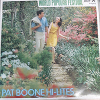 แผ่นเสียง Various - World Popular Festival, Pat Boone - Hi-Lites Vinyl VG+