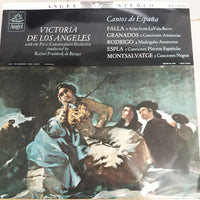 แผ่นเสียง Victoria De Los Angeles - With The Paris Conservatoire Orchestra Vinyl VG+ แผ่นสี