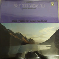 แผ่นเสียง Sir John Barbirolli, Hallé Orchestra, Edvard Grieg - "Peer Gynt" - Incidental Music Vinyl VG+