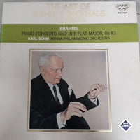 แผ่นเสียง Johannes Brahms, Wiener Philharmoniker, Karl Böhm, Wilhelm Backhaus - Piano Concerto No.2 Vinyl VG+