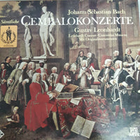 แผ่นเสียง Johann Sebastian Bach — Gustav Leonhardt - Leonhardt-Consort · Concentus Musicus Wien - Sämtliche Cembalo-Konzerte Mit Originalinstrumenten Vinyl VG+ 5LPs