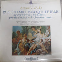 แผ่นเสียง Antonio Vivaldi - By The Baroque Ensemle Of Paris: 4 Concertos And 2 Sonatas For Flute, Oboe, Violin, Bassoon And Harpsicord Vinyl VG+