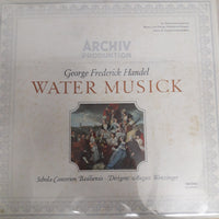 แผ่นเสียง Georg Friedrich Händel / Schola Cantorum Basiliensis / August Wenzinger - Water Musick Vinyl VG+
