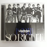 ซีดี J Soul Brothers - Soright CD VG+