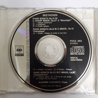 ซีดี Vladimir Horowitz Piano - Beethoven / Piano Sonata No.14 Piano Sonata No.8 Piano Sonata No.23 CD VG
