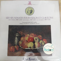 แผ่นเสียง J.S.Bach - Les Six Sonates Pour Violon Et Clavecin-I / En Si Mineur,Bwv1014 / En La Majeur,Bwv1015 / En MI Majeur,Bwv1016 Vinyl VG+