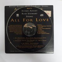 ซีดี Bryan Adams, Rod Stewart, Sting - All For Love CD VG