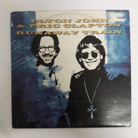 ซีดี Elton John & Eric Clapton - Runaway Train CD VG