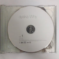 ซีดี Ayaka - Why / Clap & Love CD VG+ 1CD 1DVD