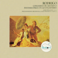 ซีดี Joaquín Rodrigo, John Williams , Philharmonia Orchestra, Louis Frémaux - Concierto De Aranjuez / Fantasia Para Un Gentilhombre CD VG+