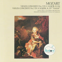 ซีดี Wolfgang Amadeus Mozart, The Saint Paul Chamber Orchestra, Pinchas Zukerman - Violin Concerto No.3 In G Major , K.216 / Violin Concerto No.5 In A Major, K.219 "Turkish" CD VG+