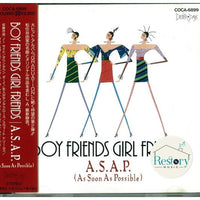ซีดี A.S.A.P. As Soon As Possible - Boy Friends Girl Friends CD NM or M-