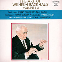 Ludwig van Beethoven - Wiener Philharmoniker, Wilhelm Backhaus, Hans Schmidt-Isserstedt : Piano Concerto No.4, Op. 58 / Piano Sonata No.8, Op. 13 "Pathétique" (LP, Comp)