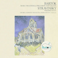ซีดี Béla Bartók, Igor Stravinsky, BBC Symphony Orchestra, Pierre Boulez - Music For Strings, Percussion And Celesta / Firebird Suite CD VG+