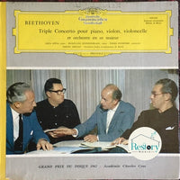 Ludwig van Beethoven, Géza Anda - Wolfgang Schneiderhan - Pierre Fournier, Ferenc Fricsay - Radio-Symphonie-Orchester Berlin : Triple Concerto Pour Piano, Violon, Violoncelle Et Orchestre En Ut Majeur (LP, RE, Gat)