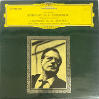 แผ่นเสียง Franz Schubert, Wolfgang Amadeus Mozart Conduct Karl Böhm with Berliner Philharmoniker - Symphony No. 5 "Unfinished" / Symphony No. 41 "Jupiter" Vinyl VG+