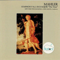 ซีดี Gustav Mahler - New York Philharmonic, Zubin Mehta - Symphony No.1 In D Major "The Titan" CD VG+