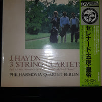 Joseph Haydn, Philharmonia Quartett Berlin : 3 String Quartets (LP)