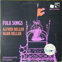 Alfred Deller, Mark Deller, Desmond Dupré : Folk Songs (LP, Album, RE)