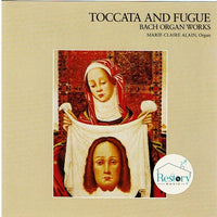 ซีดี Johann Sebastian Bach : Marie-Claire Alain - Toccata And Fugue - Bach Organ Works CD VG+