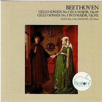 ซีดี Ludwig van Beethoven : Yo-Yo Ma, Emanuel Ax - Cello Sonatas No.3 / No.5 CD VG+
