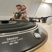 เครื่องเล่นแผ่นเสียง Denon DP-790 Manual Direct Drive Turntable (220V)