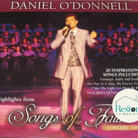 ซีดี Daniel O'Donnell - Highlights From Songs Of Faith Concert - Live CD VG+