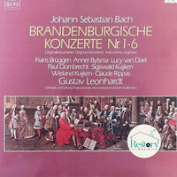 แผ่นเสียง Gustav Leonhardt - Brandenburgische Konzerte Nr. 1-6 Vinyl VG+ 2LPs